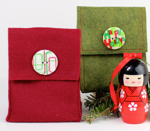 Simple Felt DIY Gift Bags