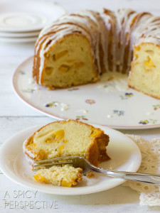 Perfect Peaches 'n' Cream Cake