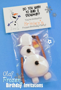 Printable Olaf Invitations