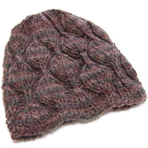 Embossed Leaves Hat