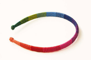 Rainbow Wrapped Headband