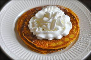 Homemade IHOP Pumpkin Pancakes