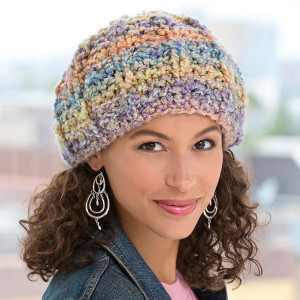 Soft Pastel Knit Hat