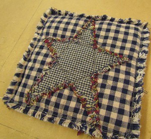 Rustic Star Potholder