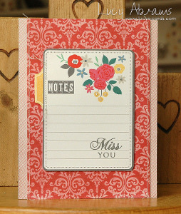 Floral Journaling Card Greeting Card