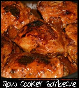 2-Ingredient Slow Cooker Barbecue Chicken