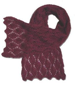 The Cherry Leaf Scarf