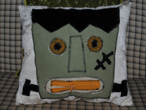 Freaky Frankenstein Pillow