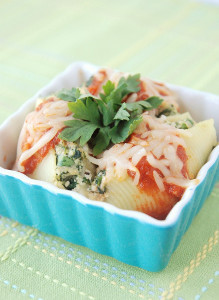 Turkey and Spinach Stuffed Shells