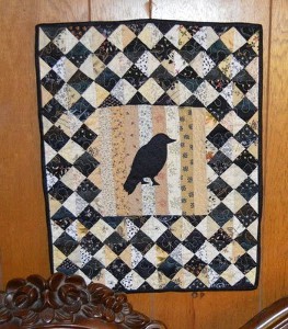 Retro Raven Wall Quilt