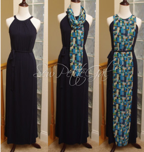 Scarf Maxi Dress Makeover