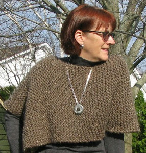 Asymmetric Wrap Poncho