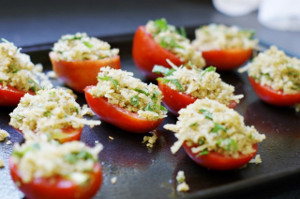4-Ingredient Cheesy Tomatoes
