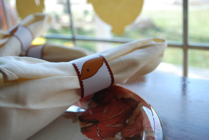 Yummy Yams Printable Napkin Rings