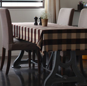 No Sew Flannel Table Cloth