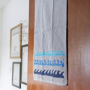 No-Sew Nautical Kitchen Towel