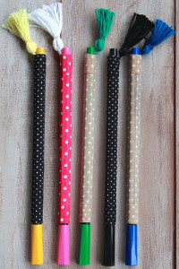 Fun Fabric Wrapped Pens