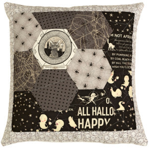 House Haunting Hexagon Pillow Top