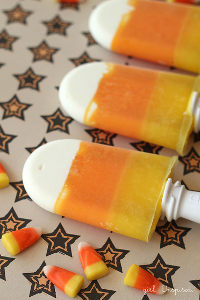 Candy Corn Popsicles