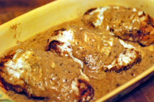 Oven-Fried Buttermilk Chicken and Gravy