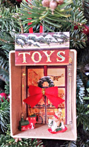 Vintage Shadow Box Ornaments