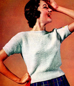 Grandma's Garter Stitch Blouse