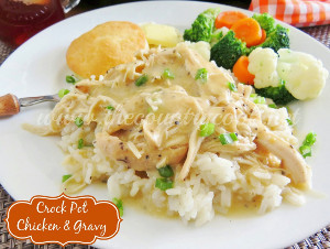 Creamy Slow Cooker Chicken and Gravy