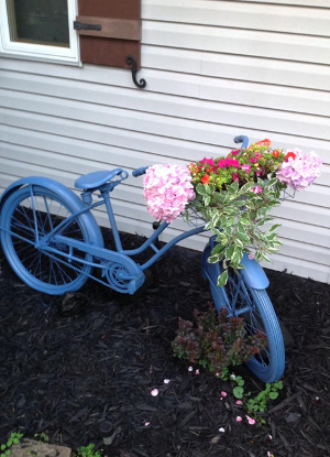 DIY Bike Planter Garden Craft