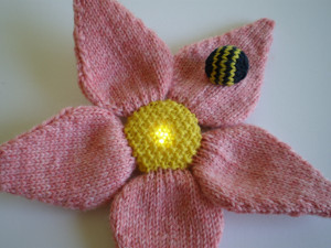 Flower Power Knit Applique