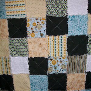 Rustic and Raw Quilt Idea