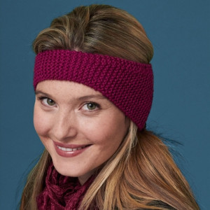 Knitting patterns for headbands with buttons