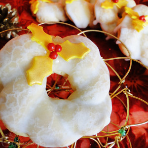 Golden Wreath Cookies