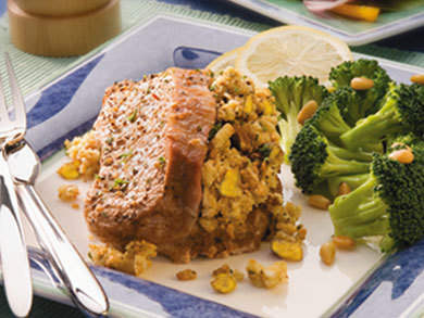 Baked Stuffed Pork Chops | Mrfood.com