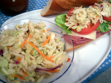 Tangy Sandwich Slaw