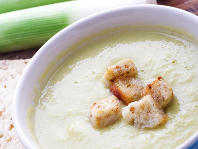 Cream of Leek Soup | MrFood.com