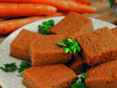 Carrot Souffle Squares