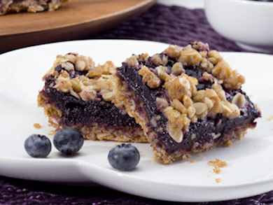 Blueberry Oatmeal Crumble Bars