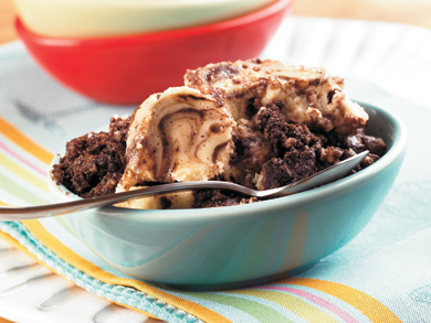 Brownie Cream Cheese Pudding Cake