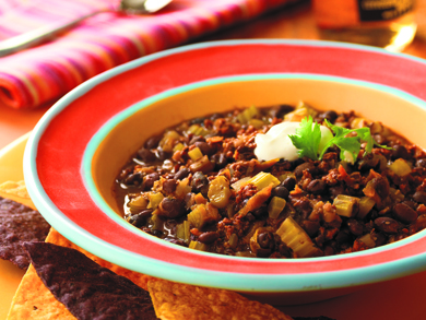 Chorizo and Black Bean Chili