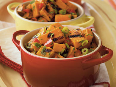 Grilled Sweet Potato Salad