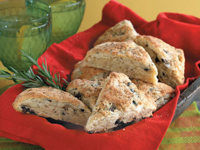 Savory Olive and Rosemary Scones