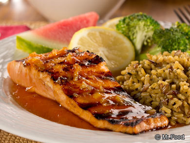 Watermelon-Glazed Salmon