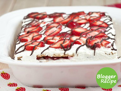 No-Bake Strawberry Icebox Cake
