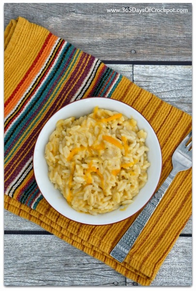 Slow Cooker Cheesy Ranch Orzo