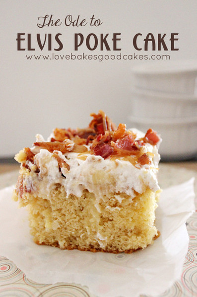 Elvis Poke Cake