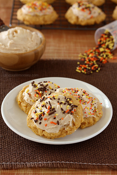 Sweet and Soft Pumpkin Sugar Cookies