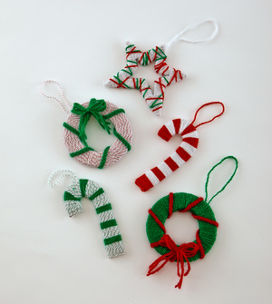 Sweet Yarn Ornaments