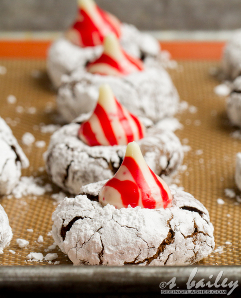 christmas crinkle cookies