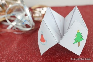 Free Printable Christmas Cootie Catcher