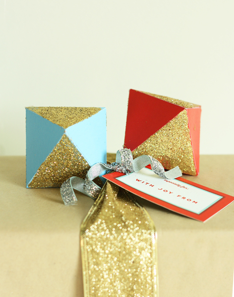 Gorgeous Geometric Gift Toppers